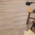 Floor-with-stool-on-woodlike-floor-tiles