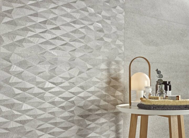 Nara-Grey_table-in-bathroom-with-towels-soaps-and-light