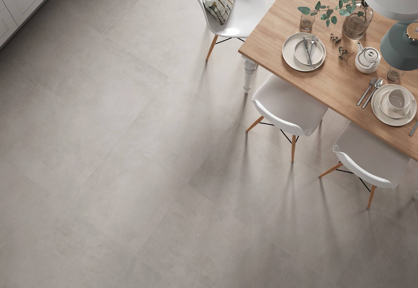 Kitchen-table-set-displaying-cement-tiles