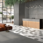 Small Hexa-Tiles Livingroom area