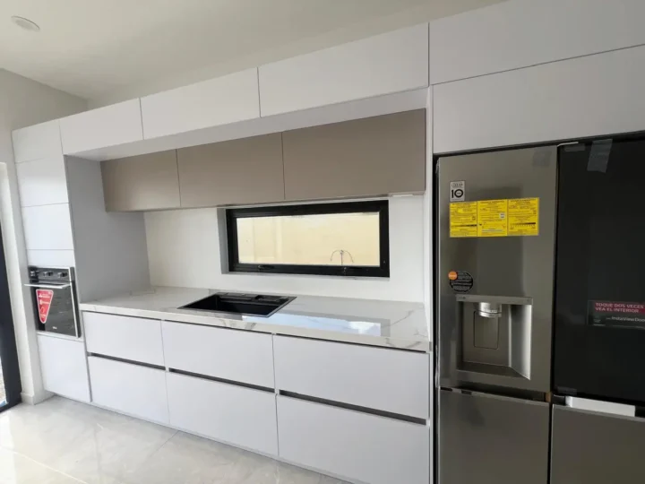 A light-gray-stone-kitchen-countertop